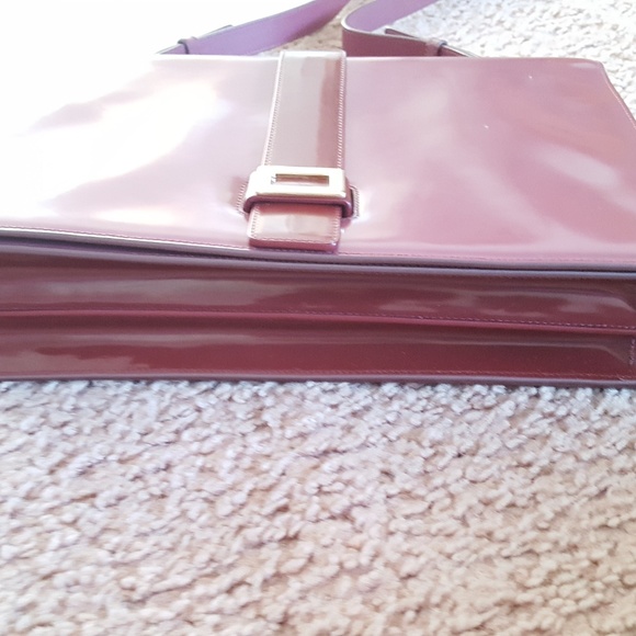 NWOT Roger Vivier Patent Leather Burgundy Handbag - Picture 10 of 16